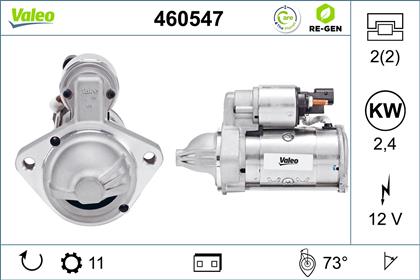 Starter 12V 2.4kW