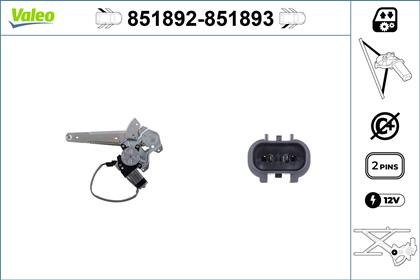 Fensterheber hinten rechts elektrisch