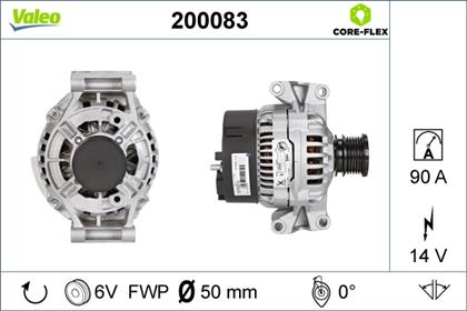 Generator 14V 90A