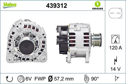 Generator 14V 120A