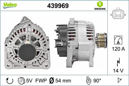 Generator 14V 120A