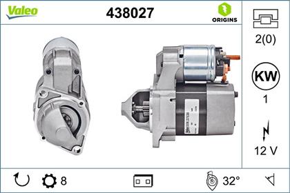 Starter 12V 1kW