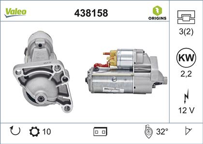 Starter 12V 2.2kW