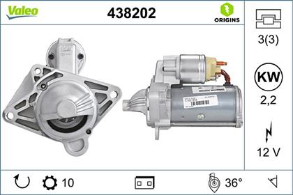 Starter 12V 2.2kW