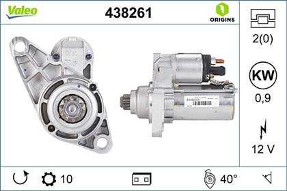Starter 12V 0.9kW
