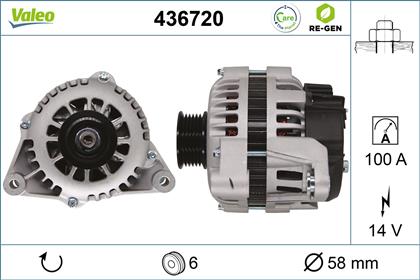 Generator 14V 100A