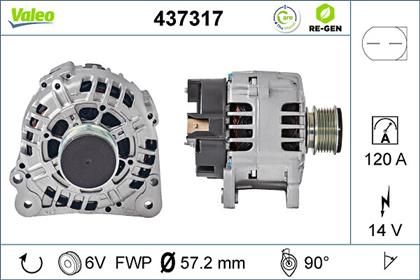 Generator 14V 120A