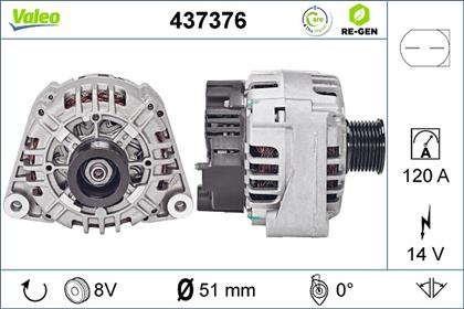 Generator 14V 120A