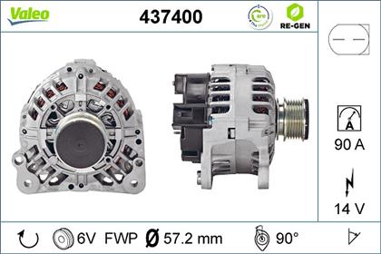 Generator 14V 90A