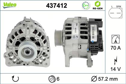 Generator 14V 70A