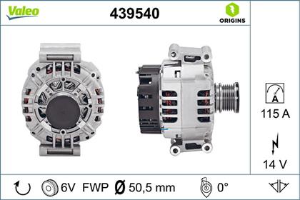 Generator 14V 115A
