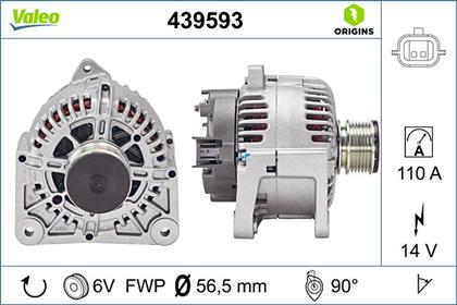 Generator 14V 110A