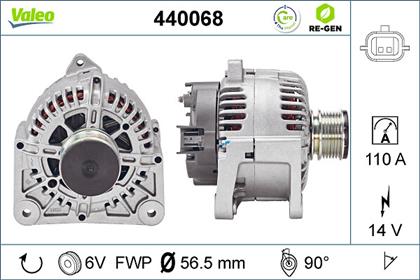 Generator 14V 110A