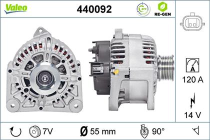 Generator 14V 120A