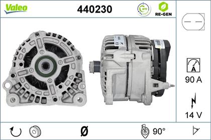 Generator 14V 90A