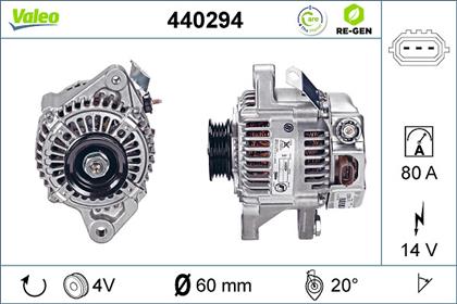 Generator 14V 80A