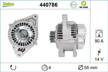 Generator 14V 90A