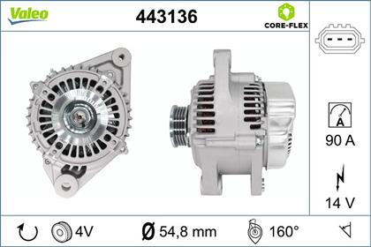 Generator 14V 90A