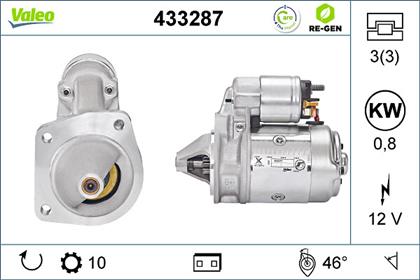 Starter 12V 0.8kW