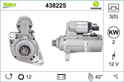 Starter 12V 2kW