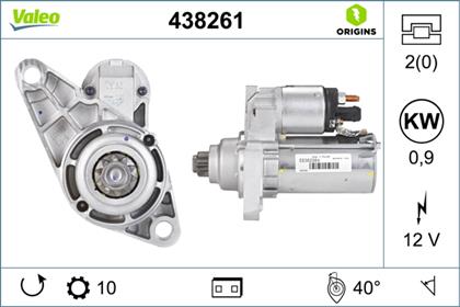 Starter 12V 0.9kW