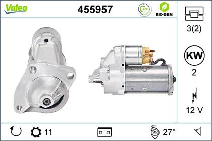 Starter 12V 2kW