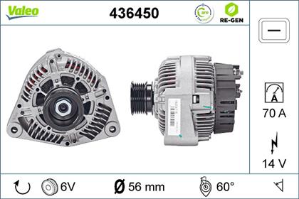 Generator 14V 70A