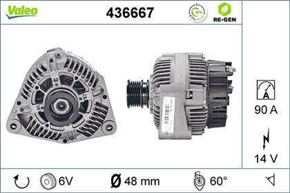 Generator 14V 90A