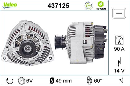 Generator 14V 90A