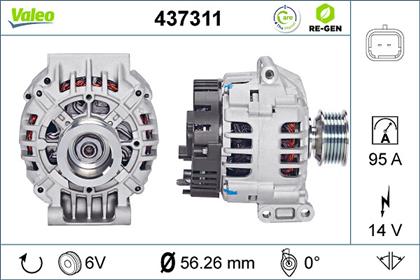 Generator 14V 95A