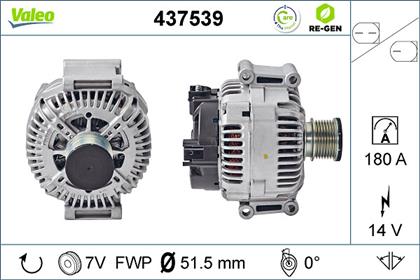 Generator 14V 180A
