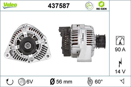 Generator 14V 90A