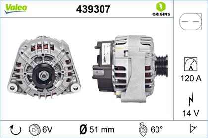 Generator 14V 120A