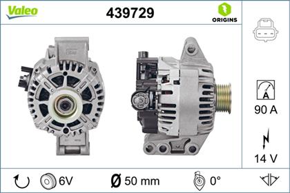 Generator 14V 90A