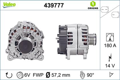 Generator 14V 180A