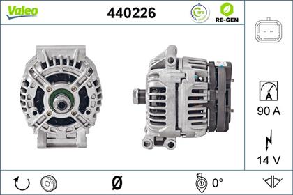 Generator 14V 90A