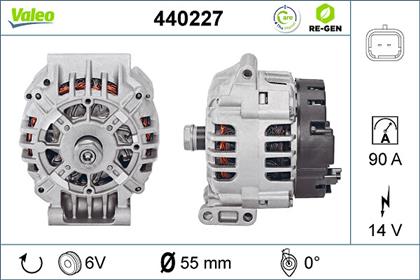 Generator 14V 90A