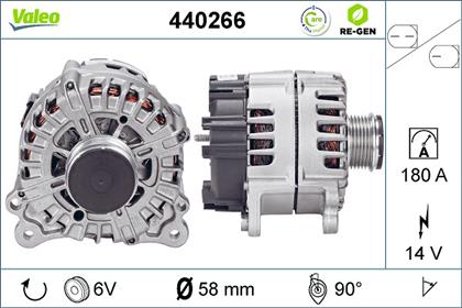 Generator 14V 180A
