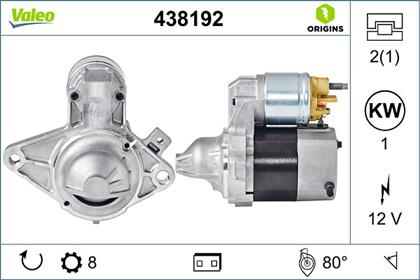 Starter 12V 1kW