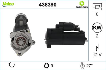 Starter 12V 2kW