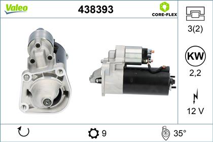 Starter 12V 2.2kW