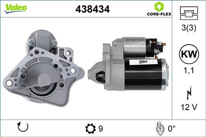 Starter 12V 1.1kW