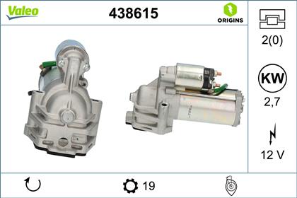 Starter 12V 2.7kW