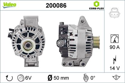 Generator 14V 90A