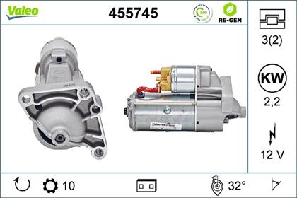 Starter 12V 2.2kW