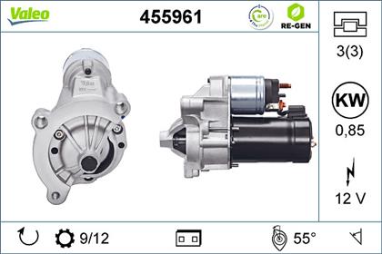 Starter 12V 0.85kW