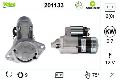Starter 12V 0.7kW