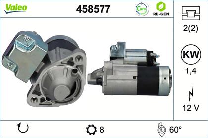 Starter 12V 1.4kW