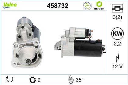 Starter 12V 2.2kW