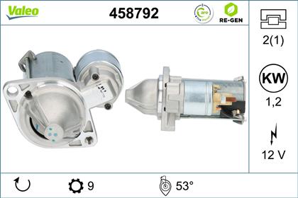 Starter 12V 1.2kW
